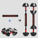 Adjustable Dumbbell & Barbell Set – 5–44 lbs