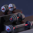 Adjustable Dumbbell & Barbell Set – 5–44 lbs