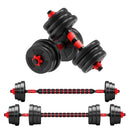 Adjustable Dumbbell & Barbell Set – 5–44 lbs