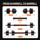 Adjustable Dumbbell & Barbell Set – 5–44 lbs