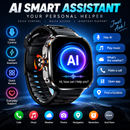 2026 New AI Smartwatch 5G LTE - With Rotary Camera GPS WIFI Sim Card