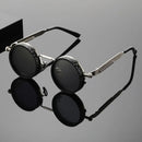 ND9 Round Retro Sunglasses — 9-Level Adjustable Tint & UV Protection