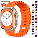 Ocean Style Silicone Watch Band for Apple Watch