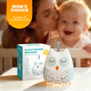 Portable White Noise Machine — 30 Soothing Sounds, Night Light & Baby Cry Sensor