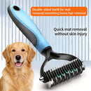Pet Dematting & Deshedding Comb for Cats & Dogs