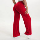 Mid-Waist Straight Leg Yoga Pants with Soft, Barely-There Feel