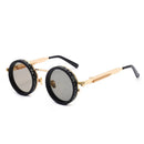 ND9 Round Retro Sunglasses — 9-Level Adjustable Tint & UV Protection