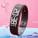 LED Digital Alarm Watch with Vibrating Alarm & Pedometer