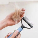 Pet Dematting & Deshedding Comb for Cats & Dogs