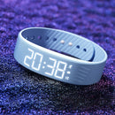 LED Digital Alarm Watch with Vibrating Alarm & Pedometer