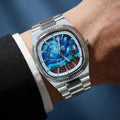 Retro Square Stainless Steel Quartz Watch