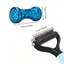Pet Dematting & Deshedding Comb for Cats & Dogs