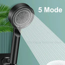 5-Mode High-Pressure Shower Head — Water-Saving Massage Showerhead