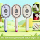 3-in-1 Electric Scalp Massager — Rechargeable Spray & Self-Cleaning Hair Brush