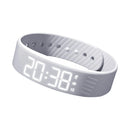 LED Digital Alarm Watch with Vibrating Alarm & Pedometer