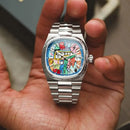 Retro Square Stainless Steel Quartz Watch