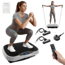 Vibration Plate Exercise Machine with Bluetooth & Resistance Bands