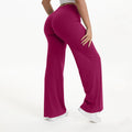 Mid-Waist Straight Leg Yoga Pants with Soft, Barely-There Feel