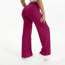 Mid-Waist Straight Leg Yoga Pants with Soft, Barely-There Feel