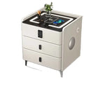 Smart Bedside Table with Wireless Charging & Combination Lock