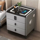 Smart Bedside Table with Wireless Charging & Combination Lock