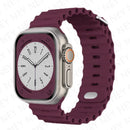 Ocean Style Silicone Watch Band for Apple Watch