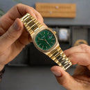Retro Square Stainless Steel Quartz Watch