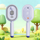 3-in-1 Electric Scalp Massager — Rechargeable Spray & Self-Cleaning Hair Brush