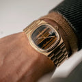 Retro Square Stainless Steel Quartz Watch