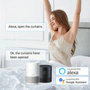 Smart WiFi Curtain Opener – App, Voice, Timer & Light Sensor