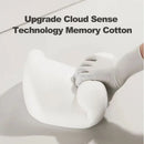 Memory Foam Car Neck & Lumbar Support Cushion — Ergonomic Seat Pillow