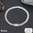 925 Silver VVS1 Moissanite Miami Cuban Link