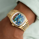 Retro Square Stainless Steel Quartz Watch