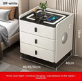 Smart Bedside Table with Wireless Charging & Combination Lock