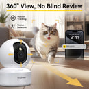 2K Smart WiFi Indoor Security Camera with 360° PTZ & Night Vision