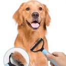 Pet Dematting & Deshedding Comb for Cats & Dogs
