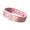LED Digital Alarm Watch with Vibrating Alarm & Pedometer