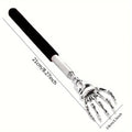 Adjustable Stainless Steel Back Scratcher — Retractable Claw for Easy Reach & Relief