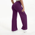 Mid-Waist Straight Leg Yoga Pants with Soft, Barely-There Feel