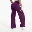 Mid-Waist Straight Leg Yoga Pants with Soft, Barely-There Feel