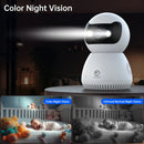 Baby Monitor Indoor Surveillance Camera 2-Way Audio Auto Tracking Color Night Vision Wireless Camera
