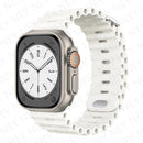 Ocean Style Silicone Watch Band for Apple Watch