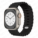 Ocean Style Silicone Watch Band for Apple Watch