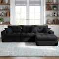 Modern L-Shaped Sectional Sofa Bed