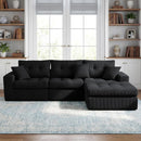 Modern L-Shaped Sectional Sofa Bed