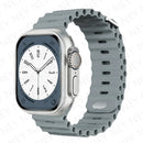 Ocean Style Silicone Watch Band for Apple Watch