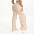 Mid-Waist Straight Leg Yoga Pants with Soft, Barely-There Feel