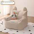 Nordic Kids' Lounge Chair — Soft Comfort & Cozy Single-Seat Design