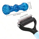 Pet Dematting & Deshedding Comb for Cats & Dogs
