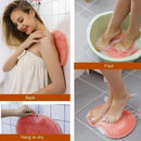 Silicone Foot Scrubber Mat - Exfoliating Shower & Body Wash Brush